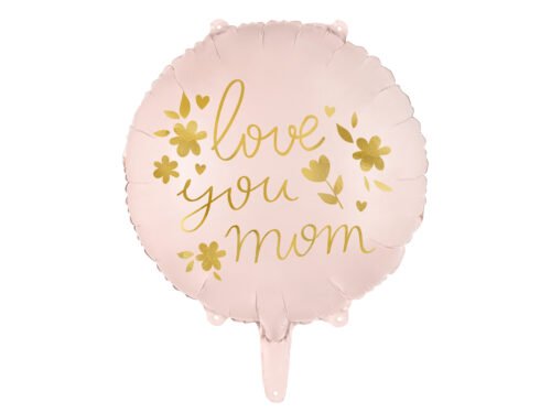 Folinis balionas „Myliu tave, mama“ 45cm.