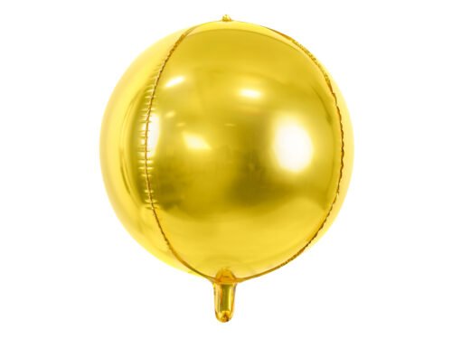 Folinis balionas auksinis kamuolys 50cm.