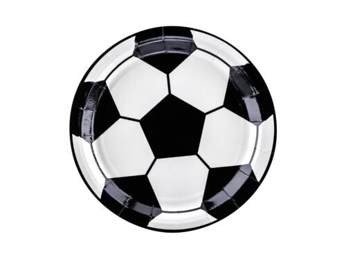 Lėkštutės „Futbolo kamuolys“ 6vnt.