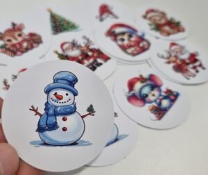 Kalėdiniai lipdukai 20vnt