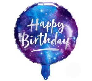 Folinis balionas "Happy birthday" 1vnt