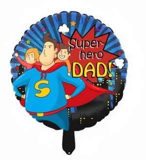 Folinis balionas "Super hero dad" 1vnt