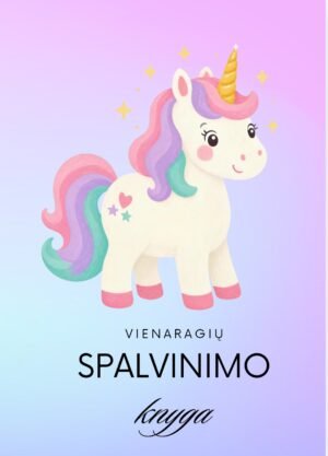 Spalvinimo knygelė ,,Vienaragiai"
