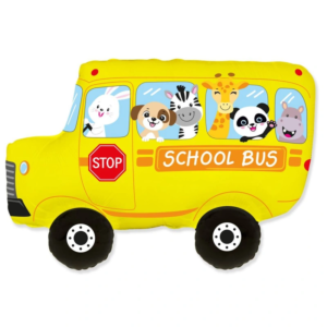 Folinis balionas "Autobusas" 66x80cm