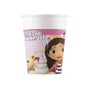 Popieriniai puodeliai "Gabby's dollhouse" 8vnt