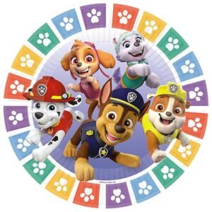 Paw patrol lėkštutės 8vnt